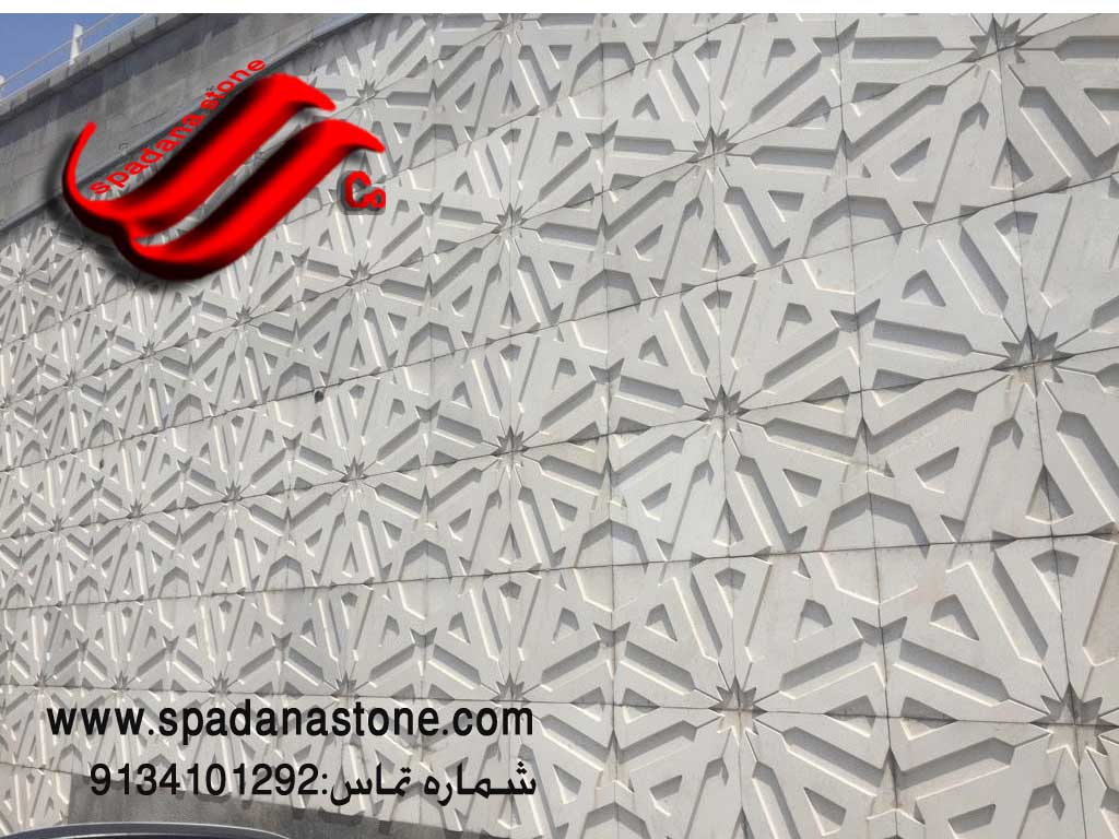 قالب طرح اسلیمی 40*40 مخصوص نمای داخل و خارج ساختمان